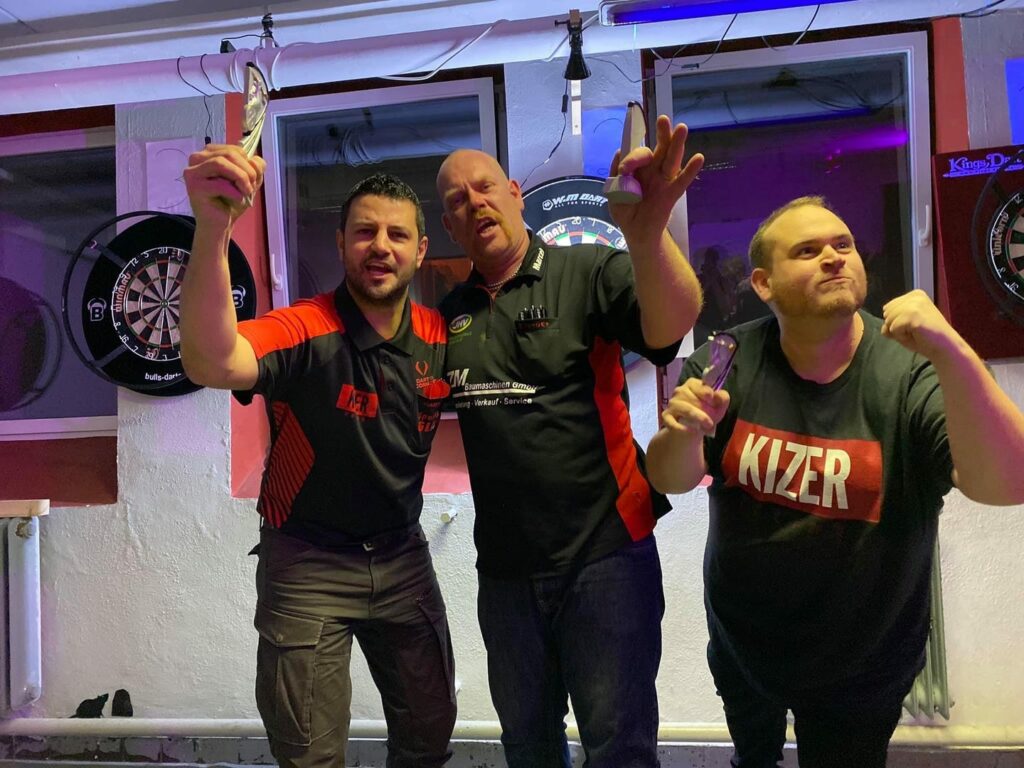 Sieger 1. Dartsturnier