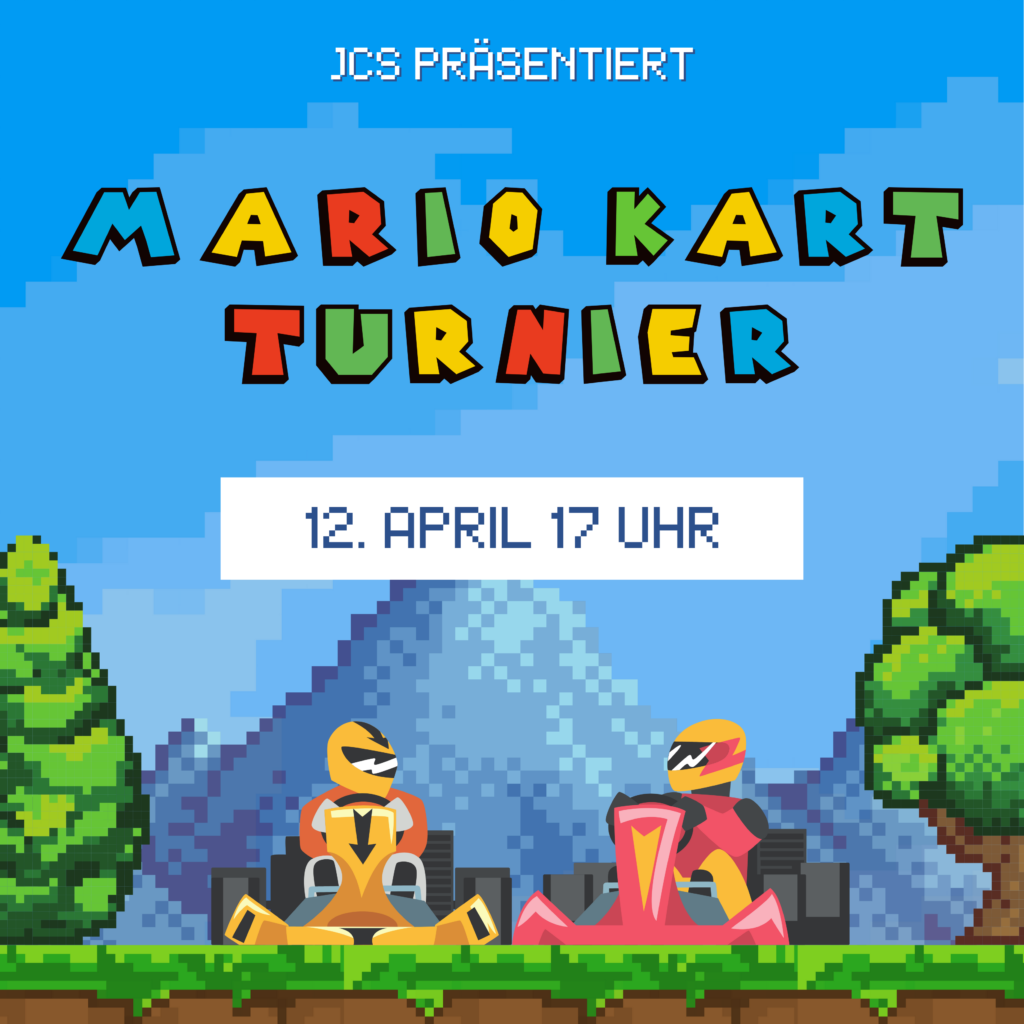 Plakat 1.Mario-Kart-Turnier