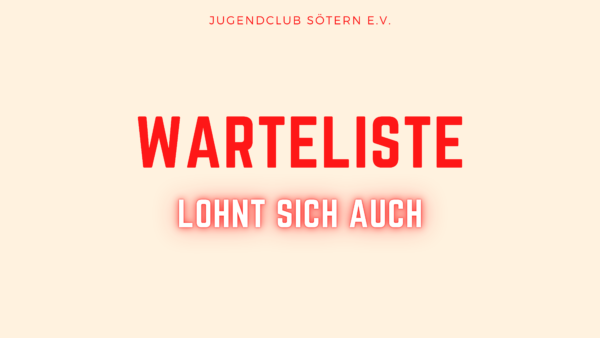 Warteliste 8. Steeldart-Turnier